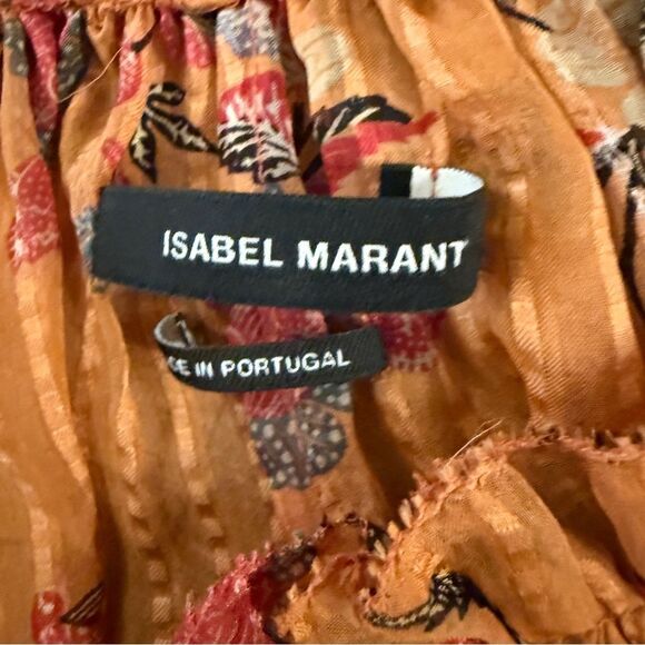 Isabel Marant Silk Alika Trapeze Top - Picture 2 of 4